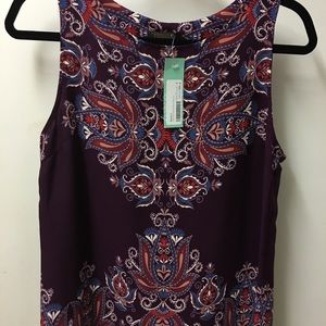 Renee C Split back blouse